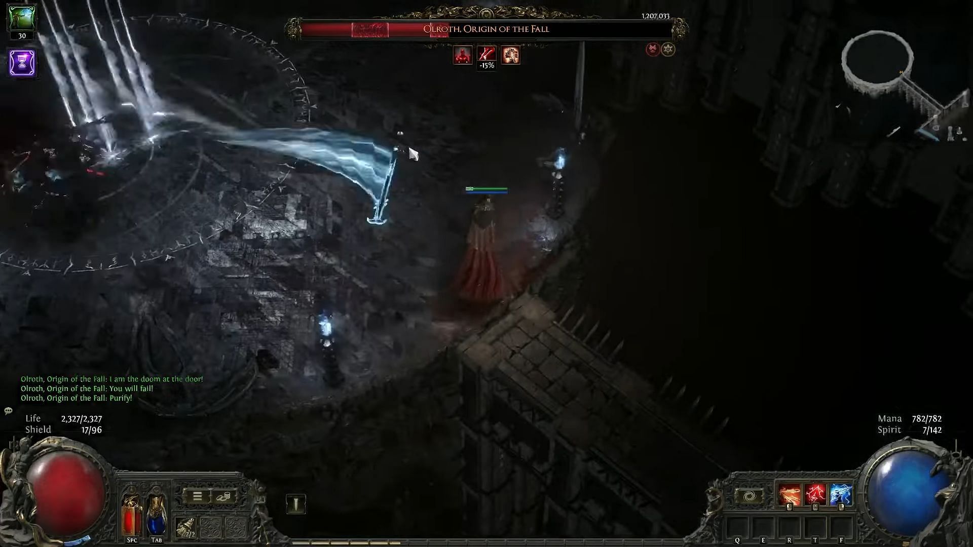 Sword Throw (Image via Grinding Gear Games || YouTube/@zzdjk6)